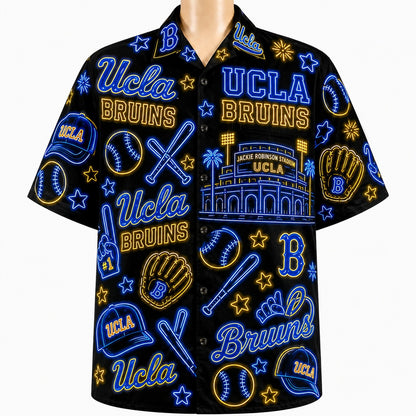 All Baseball College Teams Neon Viber Unisex Hawaiian Shirt For Men & Women