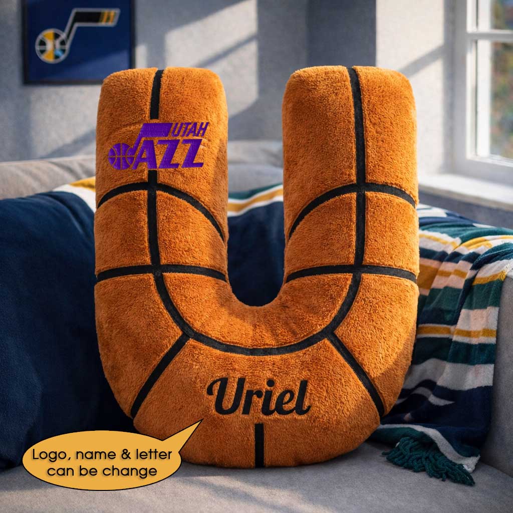 Basketball Pillow Custom Name and Logo All Teams Irregular-Shaped Pillow Custom