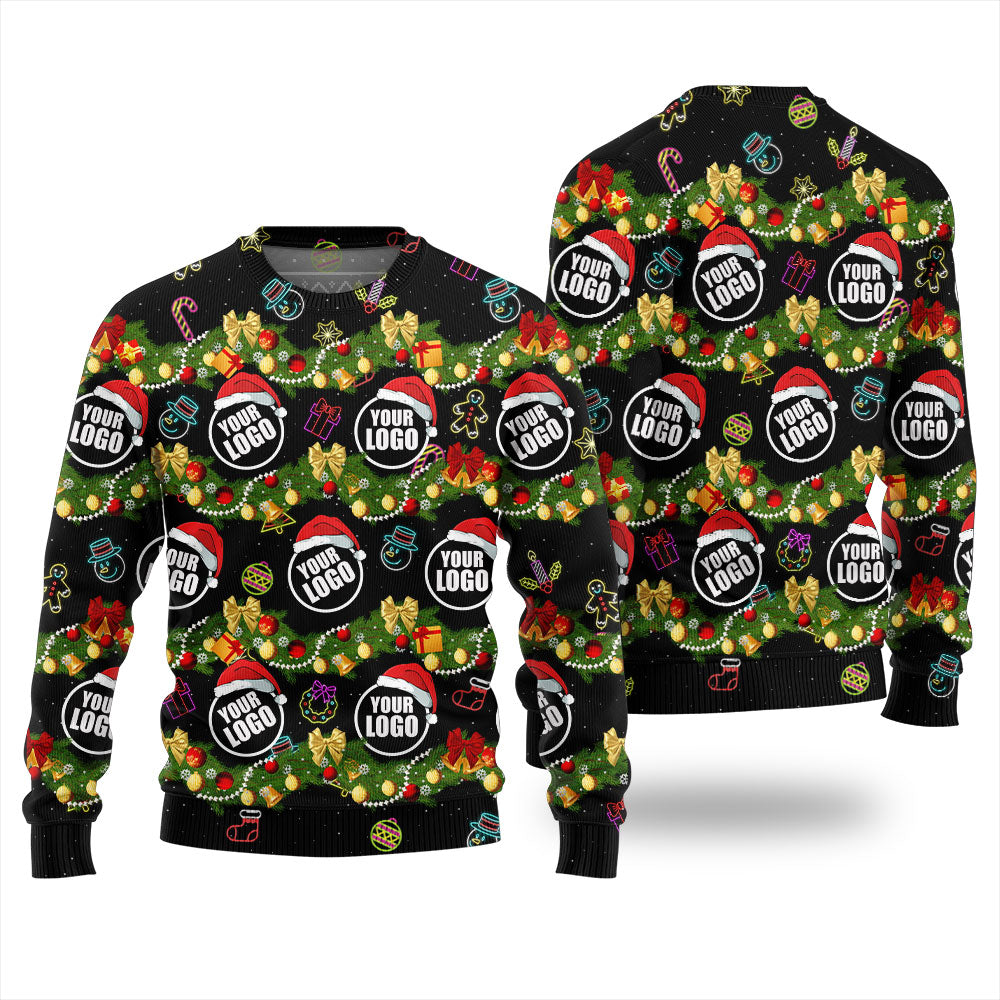 Ugly Custom Logo Christmas Sweater