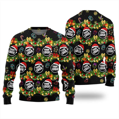 Ugly Custom Logo Christmas Sweater
