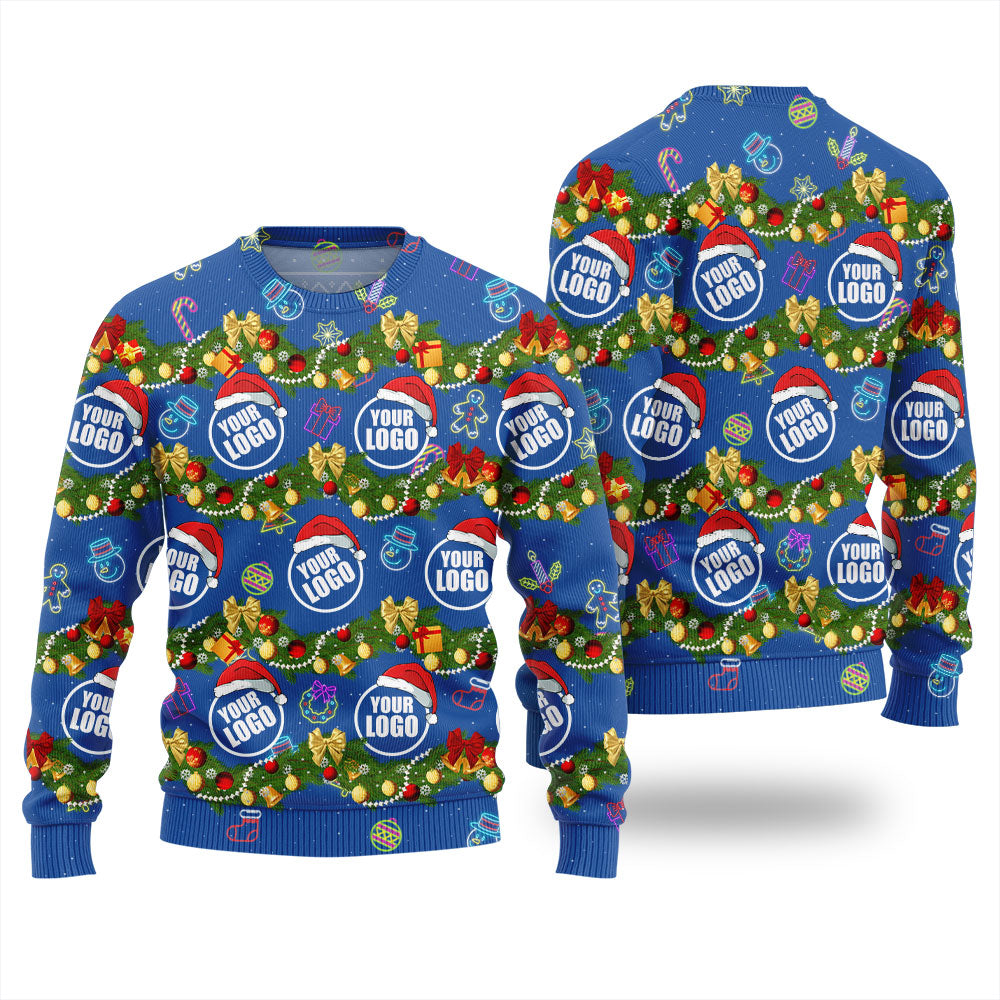 Ugly Custom Logo Christmas Sweater