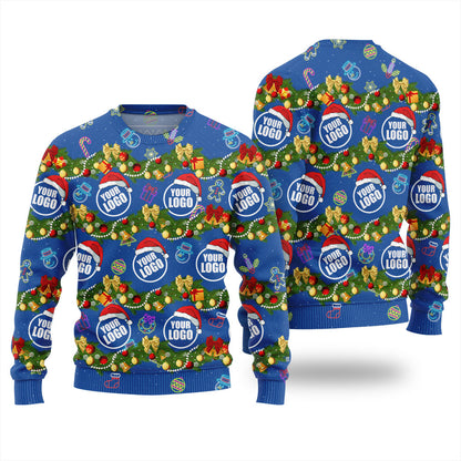 Ugly Custom Logo Christmas Sweater