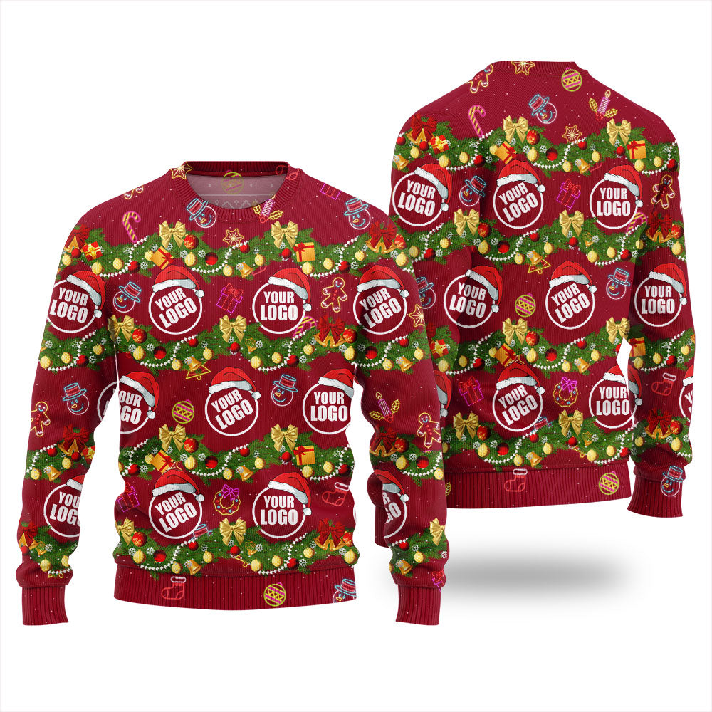 Ugly Custom Logo Christmas Sweater