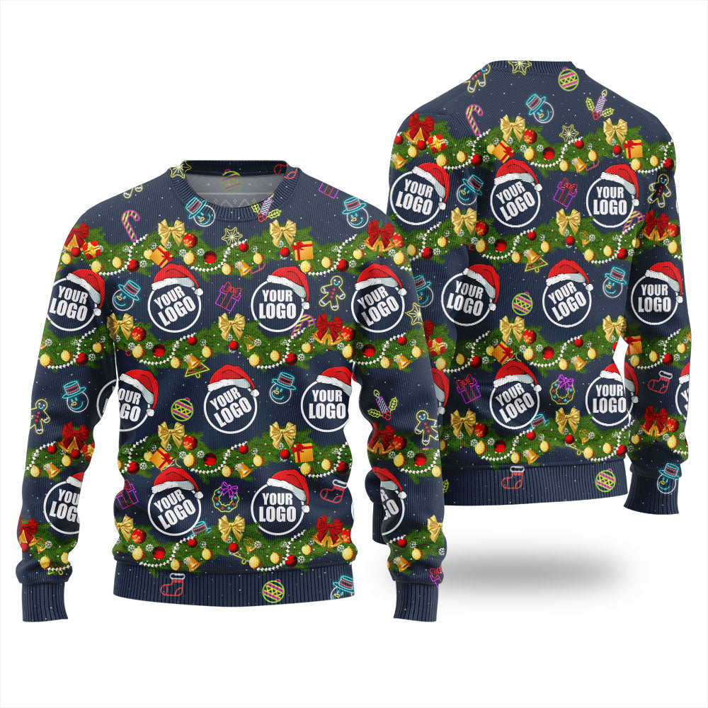 Ugly Custom Logo Christmas Sweater