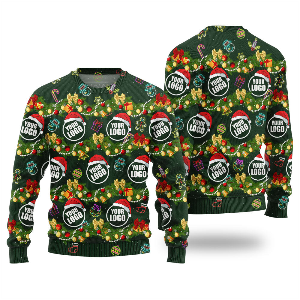 Ugly Custom Logo Christmas Sweater