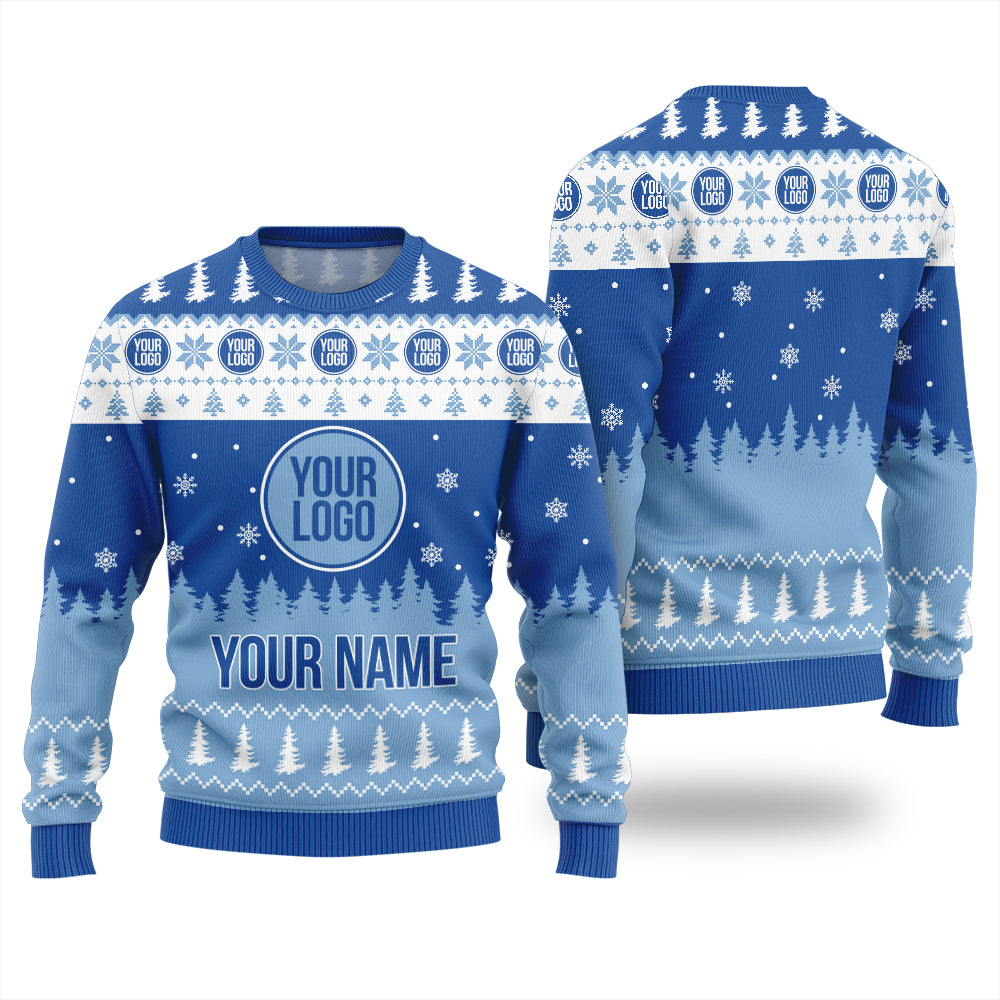 Ultimate Custom Logo Ugly Christmas Sweater