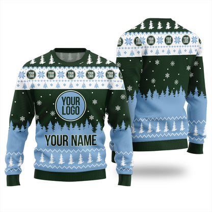 Ultimate Custom Logo Ugly Christmas Sweater