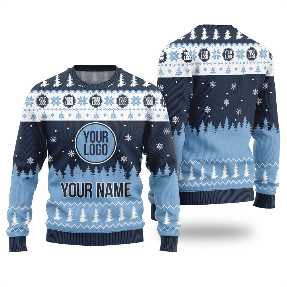 Ultimate Custom Logo Ugly Christmas Sweater