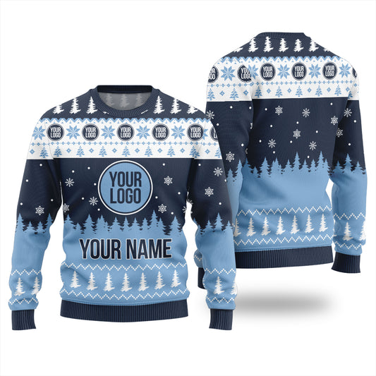 Ultimate Custom Logo Ugly Christmas Sweater