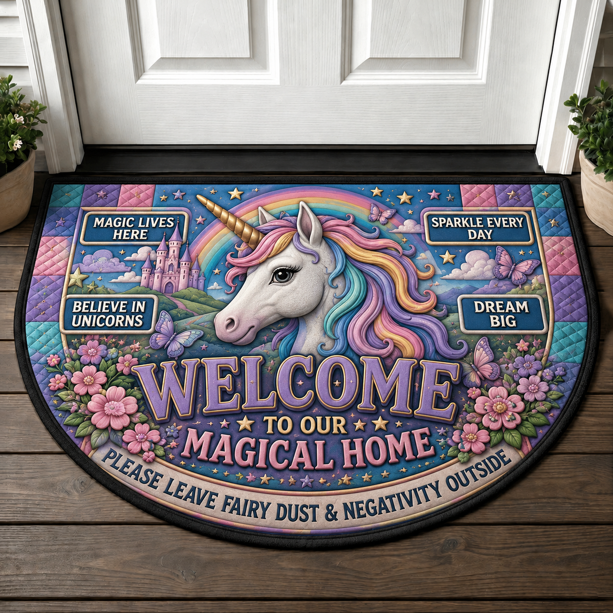 Rise From Ashes Phoenix Welcome Mat - Legendary Fire Bird Mythical Doormat - 5to9vibe