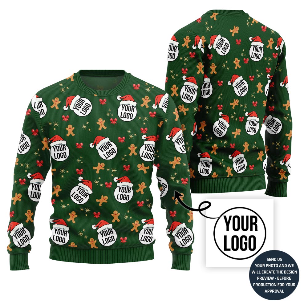 Unique All Over Print Custom Ugly Xmas Sweater For Company