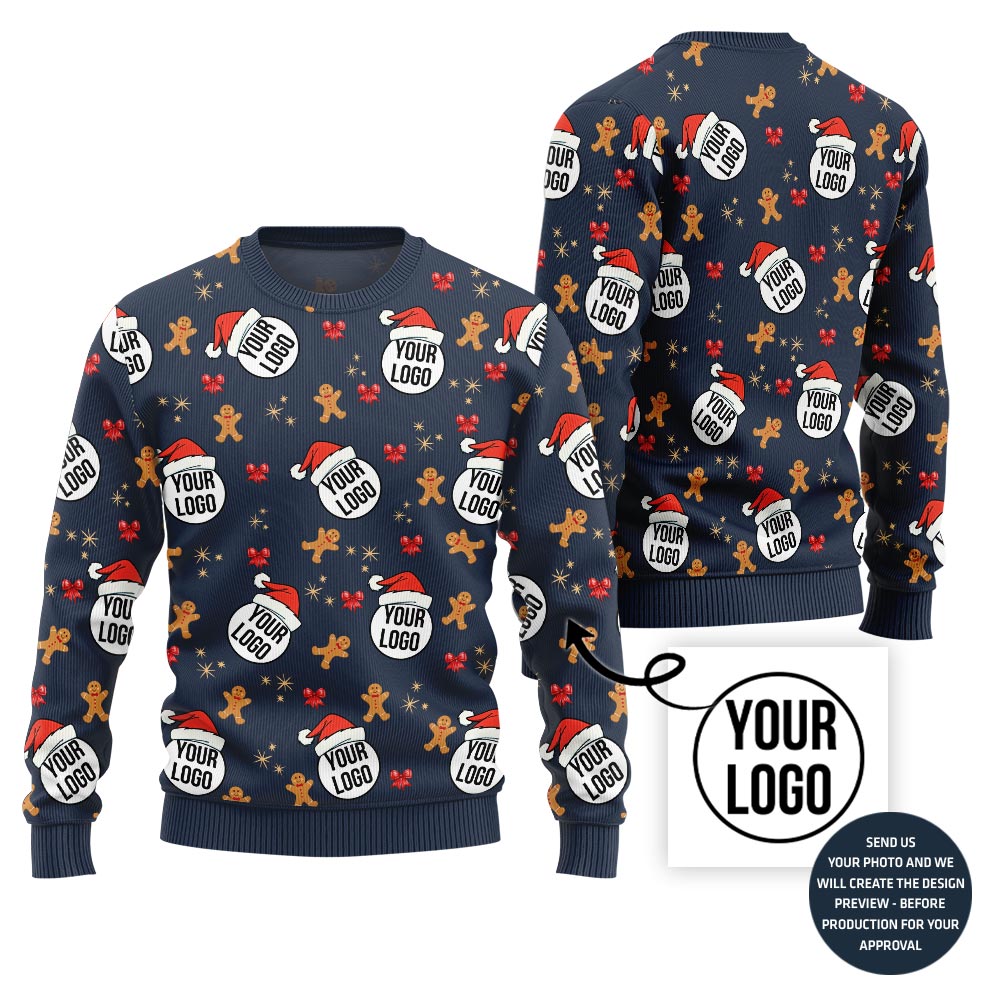 Unique All Over Print Custom Ugly Xmas Sweater For Company