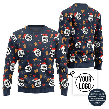 Unique All Over Print Custom Ugly Xmas Sweater For Company