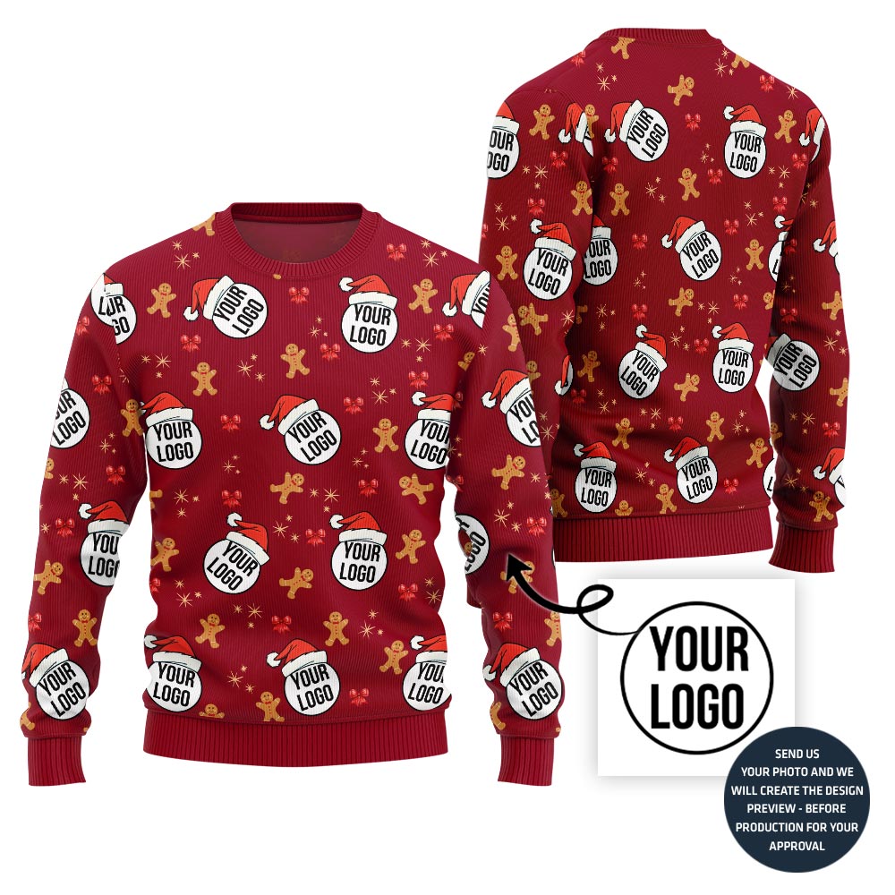 Unique All Over Print Custom Ugly Xmas Sweater For Company