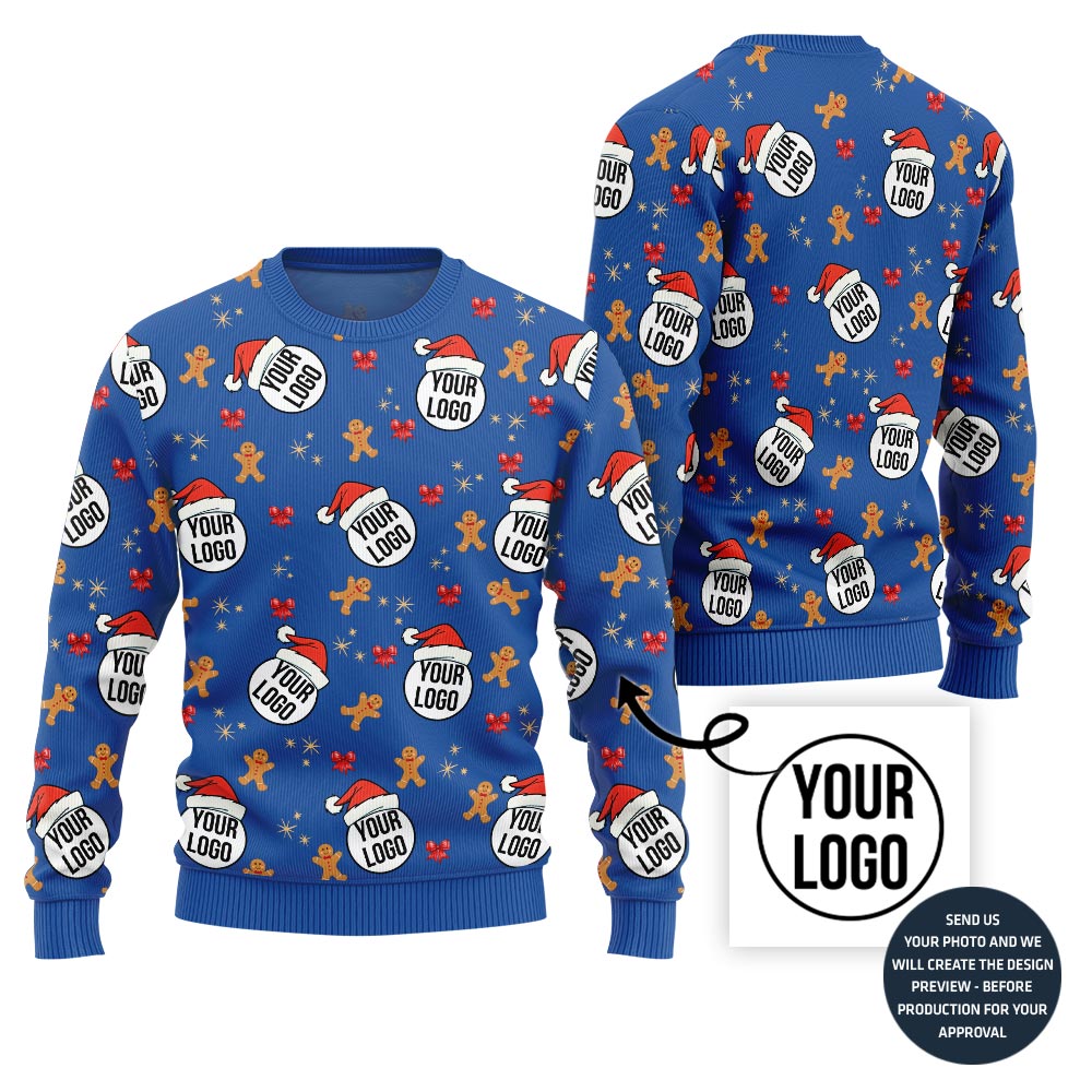 Unique All Over Print Custom Ugly Xmas Sweater For Company