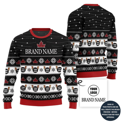 Unique Custom Brand Name Ugly Sweater For Women