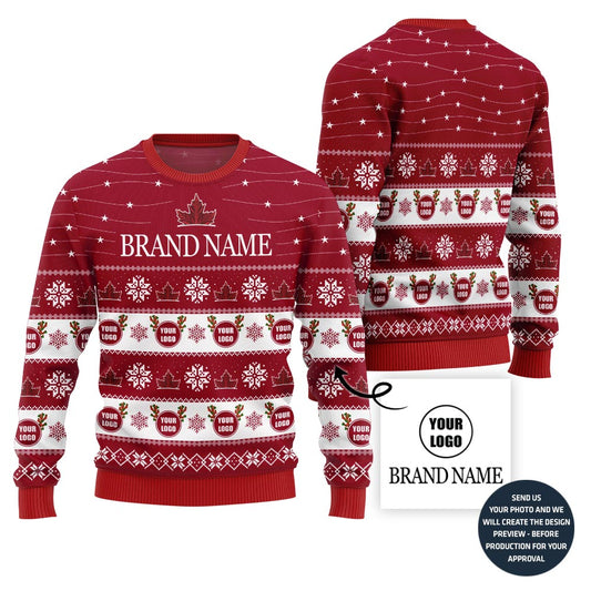 Unique Custom Brand Name Ugly Sweater For Women