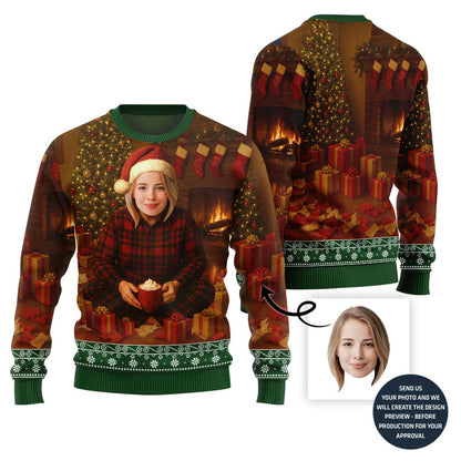 Unique Custom Face Holiday Sweater