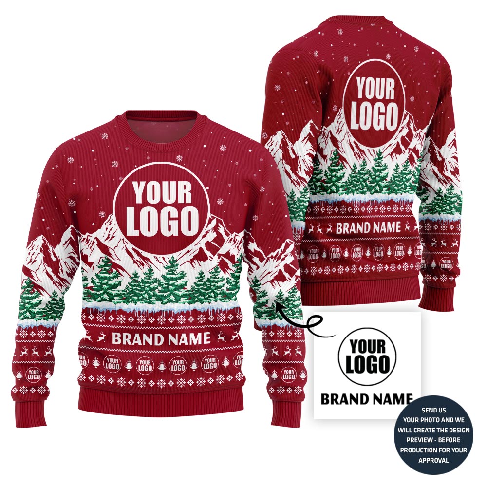 Unique Custom Logo And Brand Xmas Sweater For Bulk Order