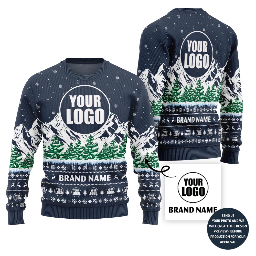 Unique Custom Logo And Brand Xmas Sweater For Bulk Order