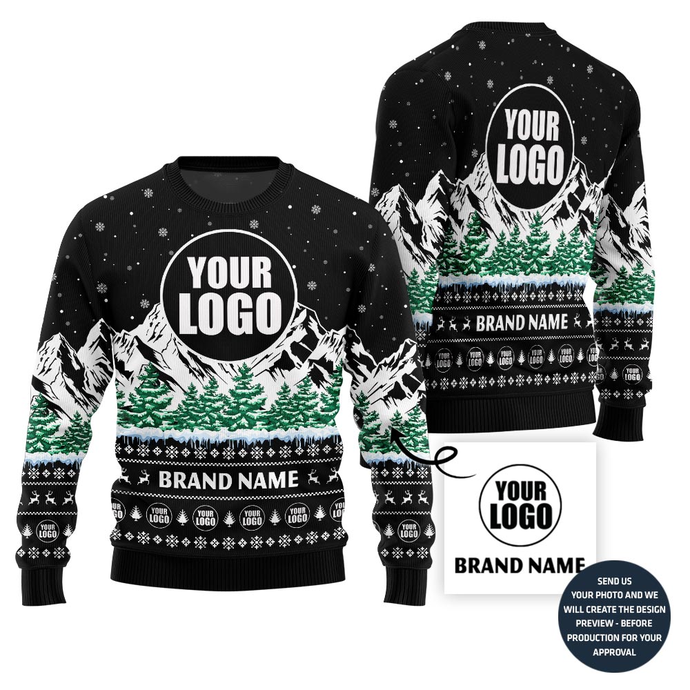 Unique Custom Logo And Brand Xmas Sweater For Bulk Order