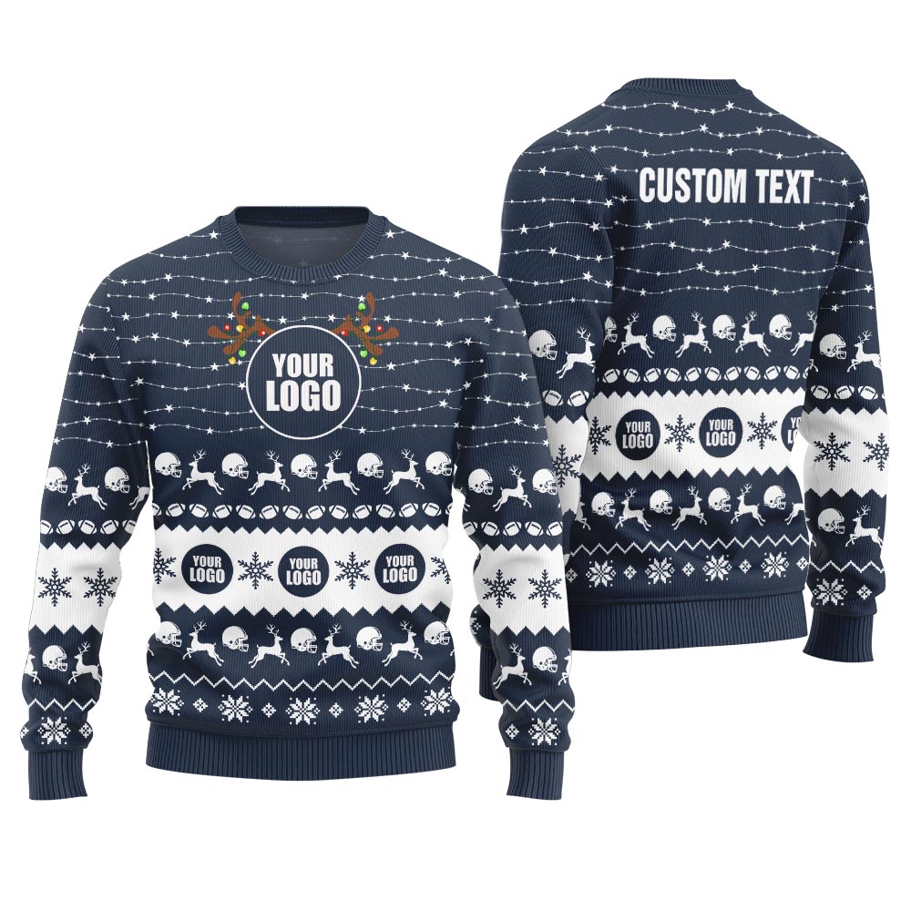 Unique Custom Logo Brand Ugly Christmas Sweater For Women