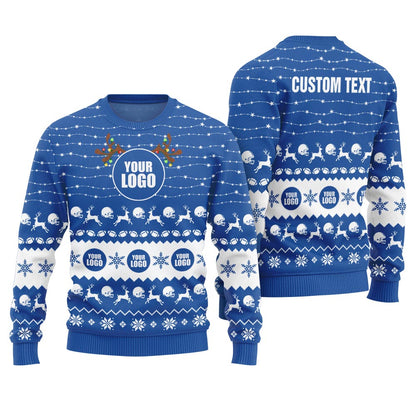 Unique Custom Logo Brand Ugly Christmas Sweater For Women