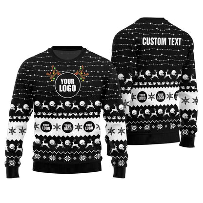 Unique Custom Logo Brand Ugly Christmas Sweater For Women