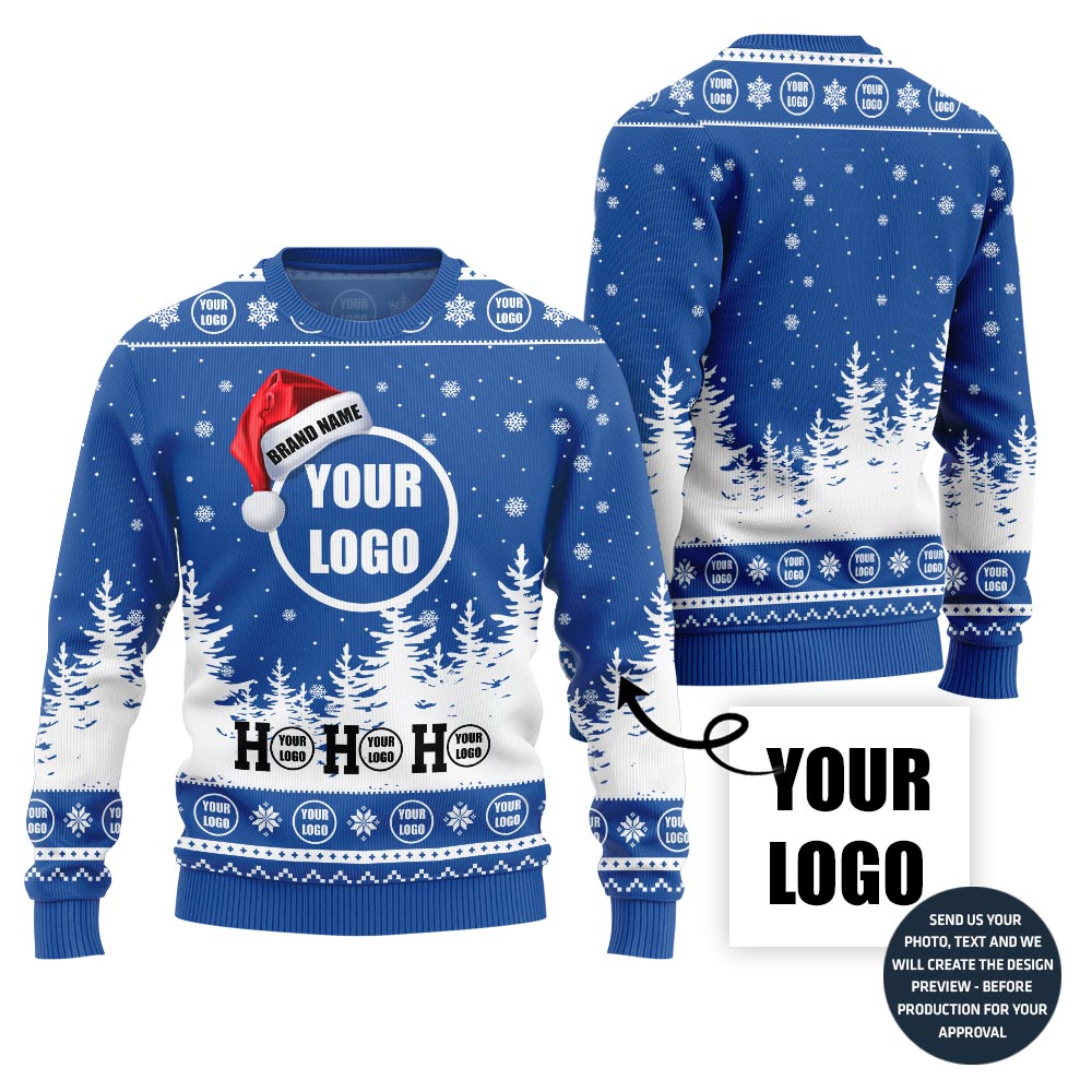 Unique Custom Logo Christmas Ugly Sweater