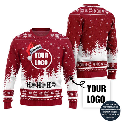 Unique Custom Logo Christmas Ugly Sweater