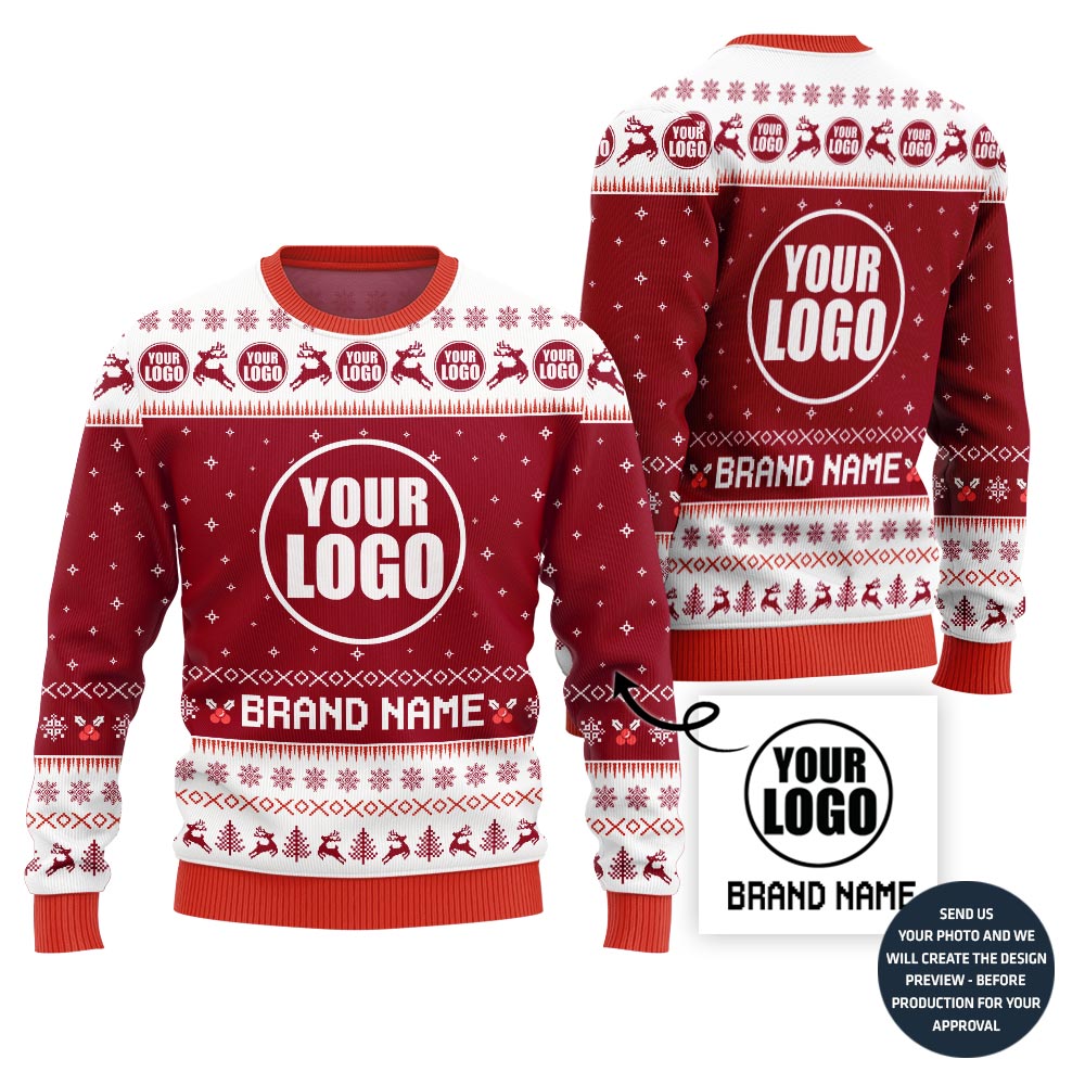 Unique Custom Logo Corporate Ugly Sweater