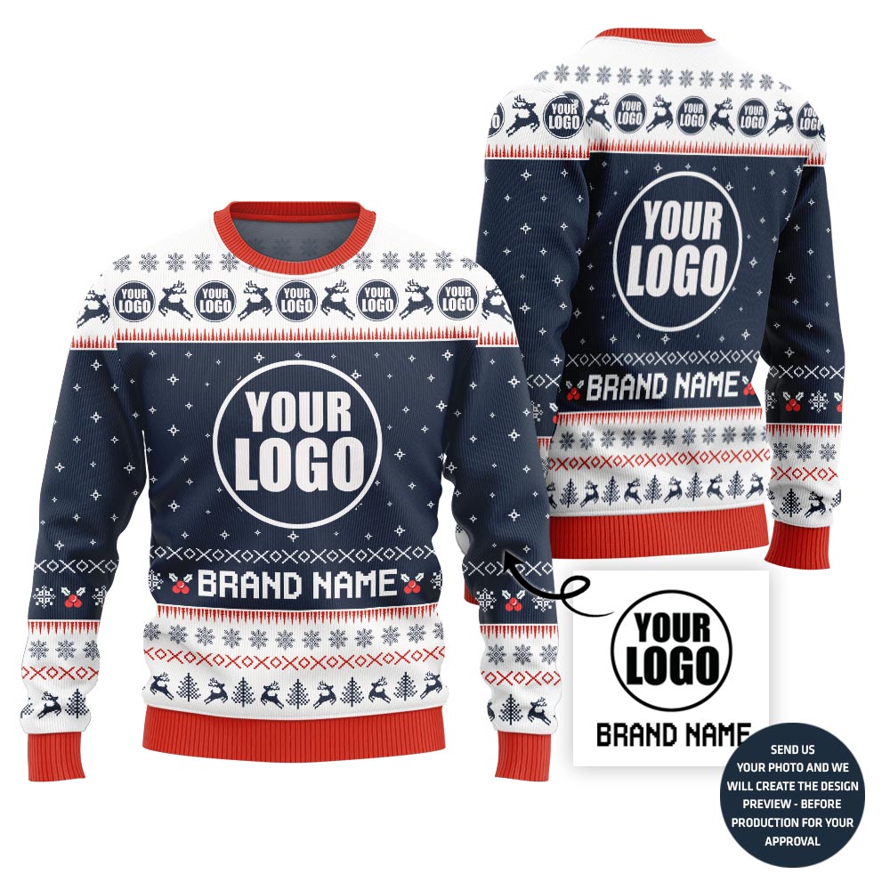 Unique Custom Logo Corporate Ugly Sweater