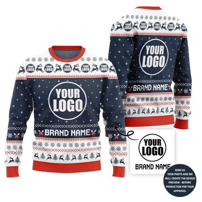 Unique Custom Logo Corporate Ugly Sweater