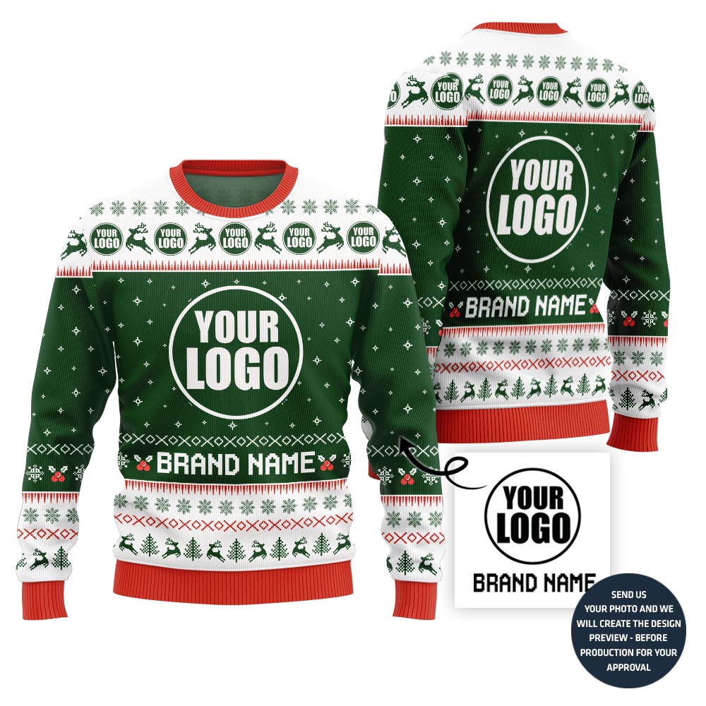 Unique Custom Logo Corporate Ugly Sweater