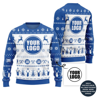 Unique Custom Logo For Bulk Order Holiday Sweater