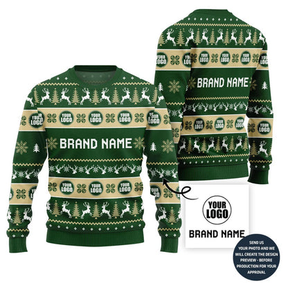 Unique Custom Logo For Team Xmas Sweater