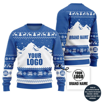 Unique Custom Logo Team Ugly Xmas Sweater