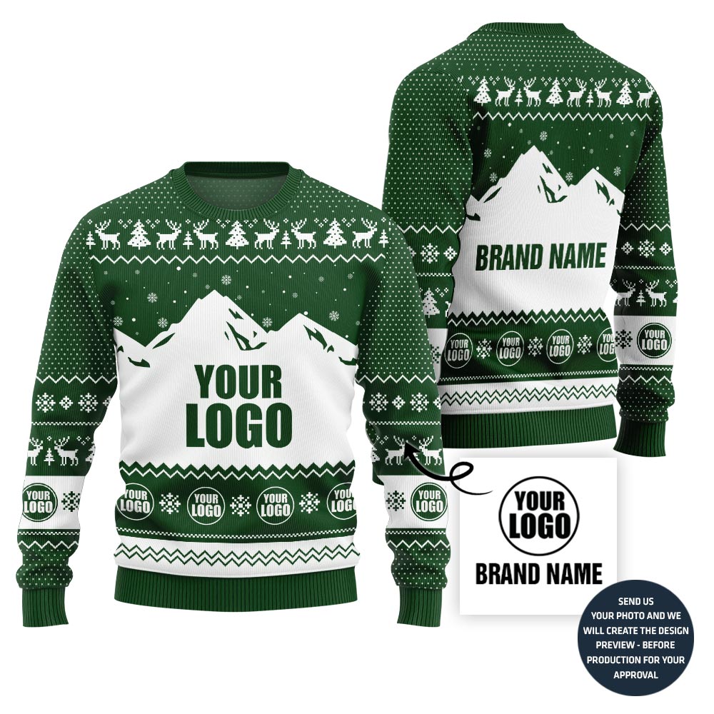 Unique Custom Logo Team Ugly Xmas Sweater