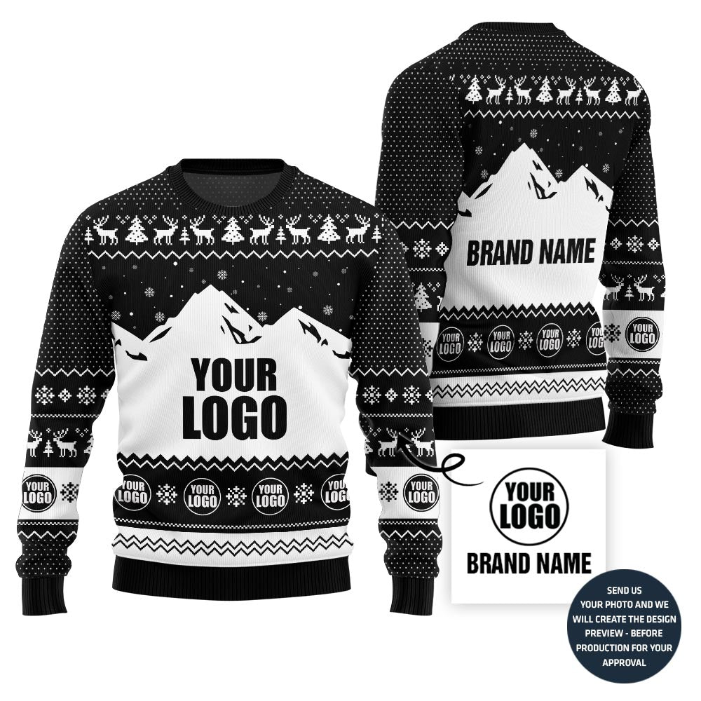 Unique Custom Logo Team Ugly Xmas Sweater