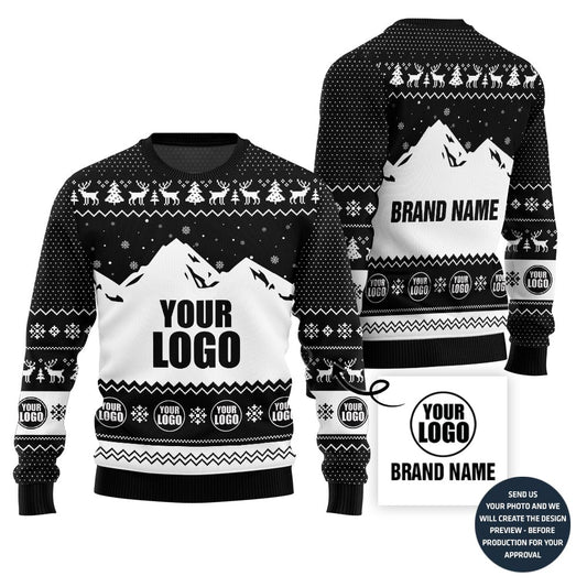 Unique Custom Logo Team Ugly Xmas Sweater