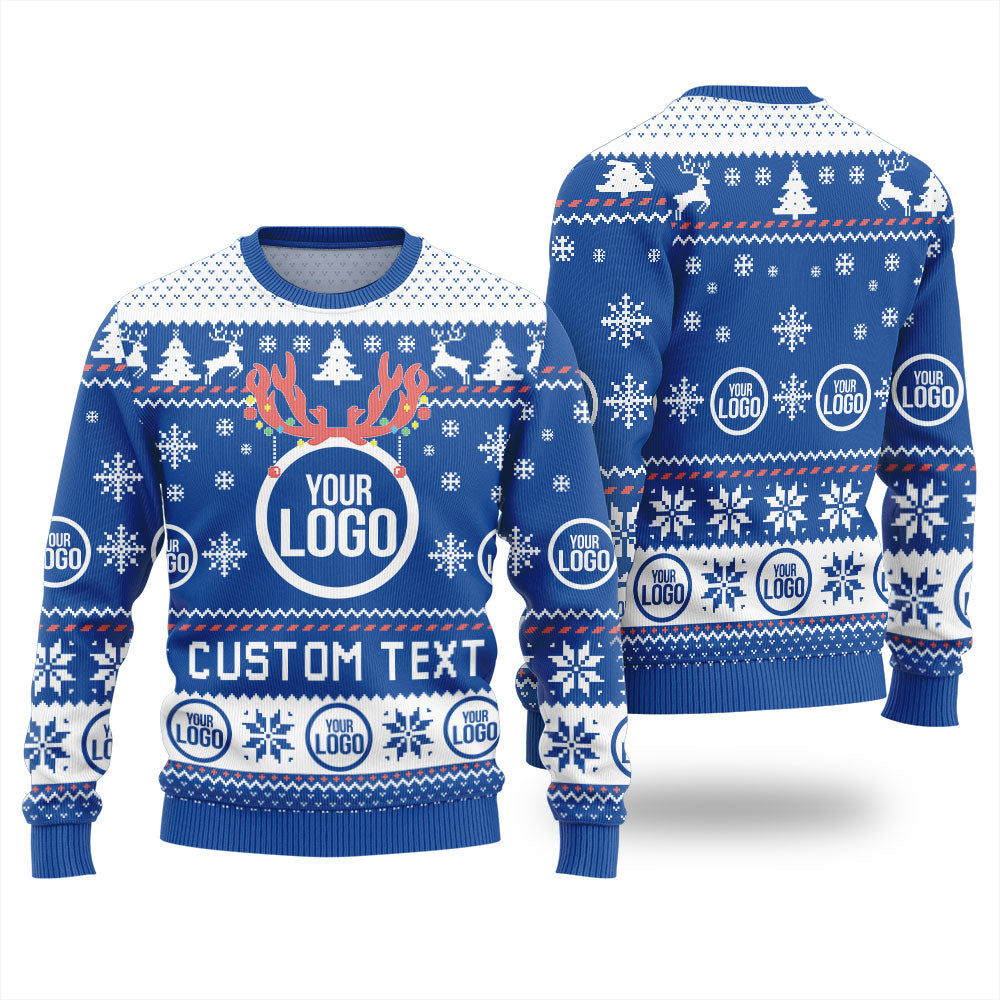 Unique Custom Xmas Sweater With Brand Name And Logo Women