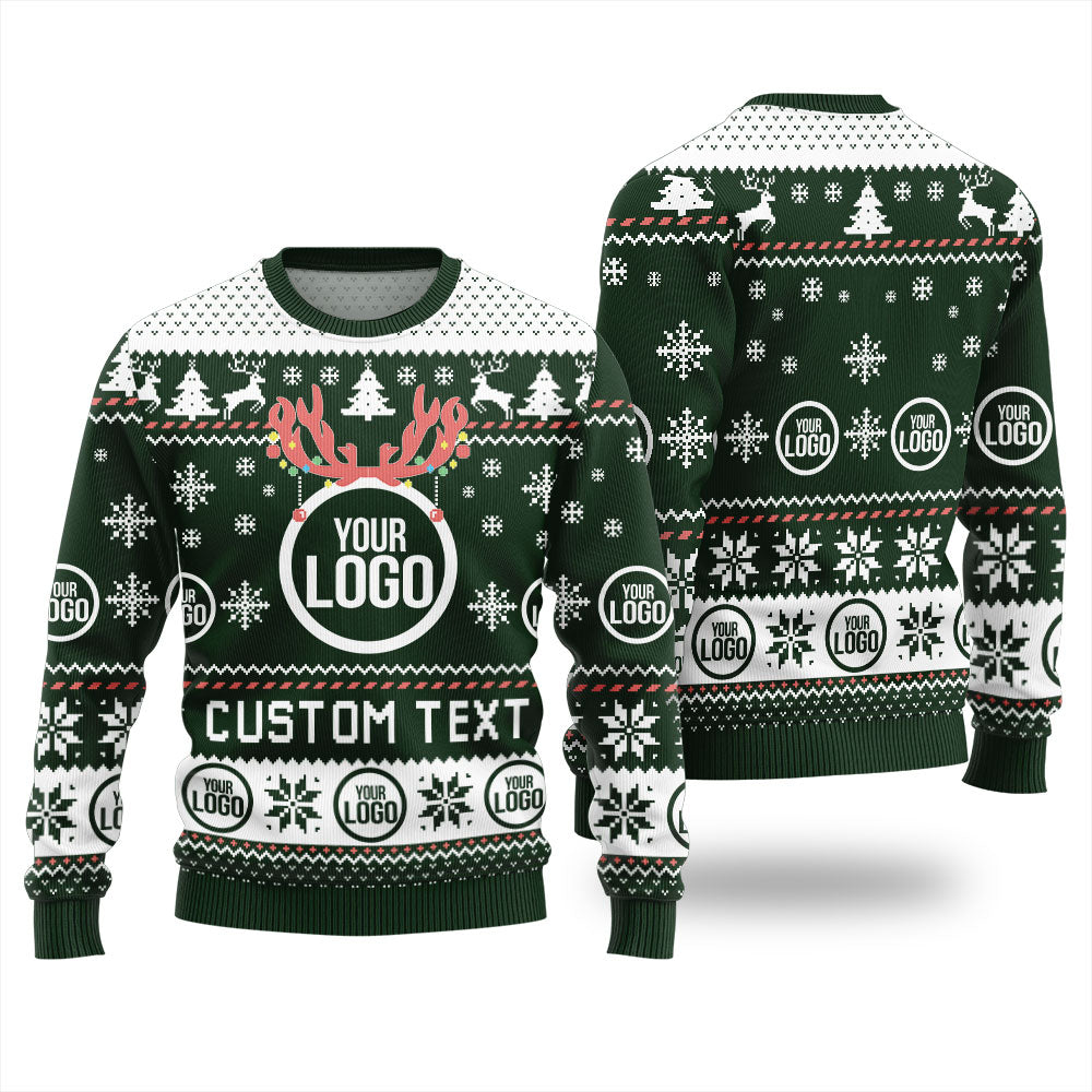Unique Custom Xmas Sweater With Brand Name And Logo Women