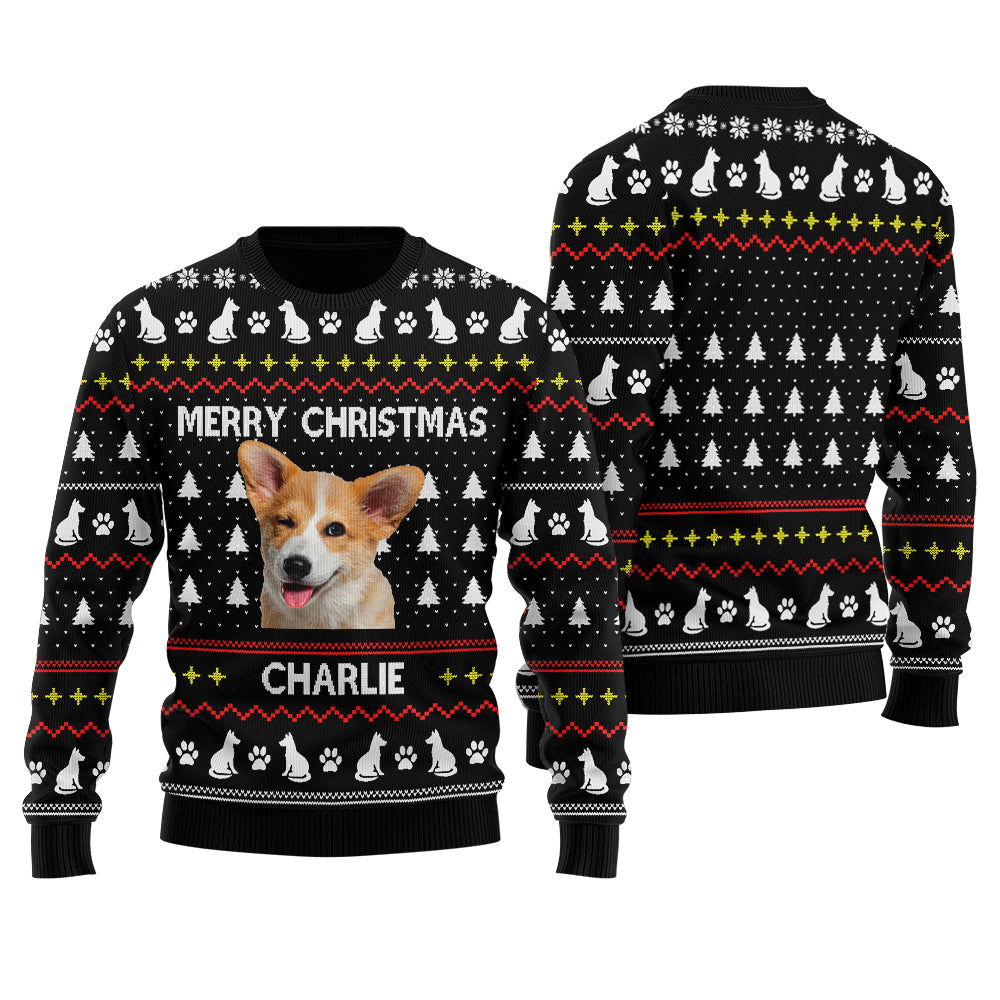 Unique Personalized Dog Christmas Sweater