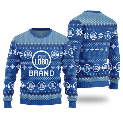 Unique Ugly Xmas Sweater With Personalized Brand Name And Logo Women