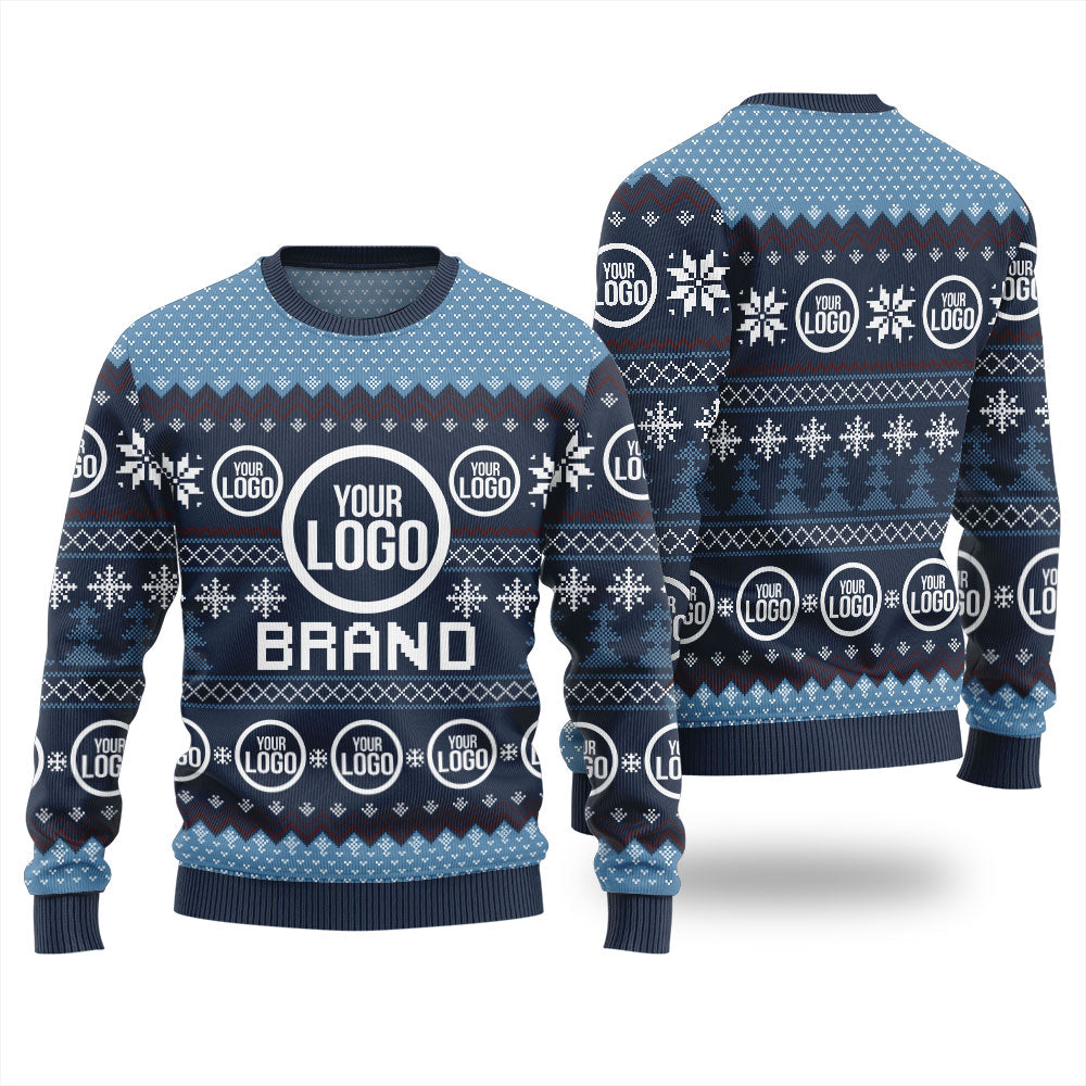 Unique Ugly Xmas Sweater With Personalized Brand Name And Logo Women