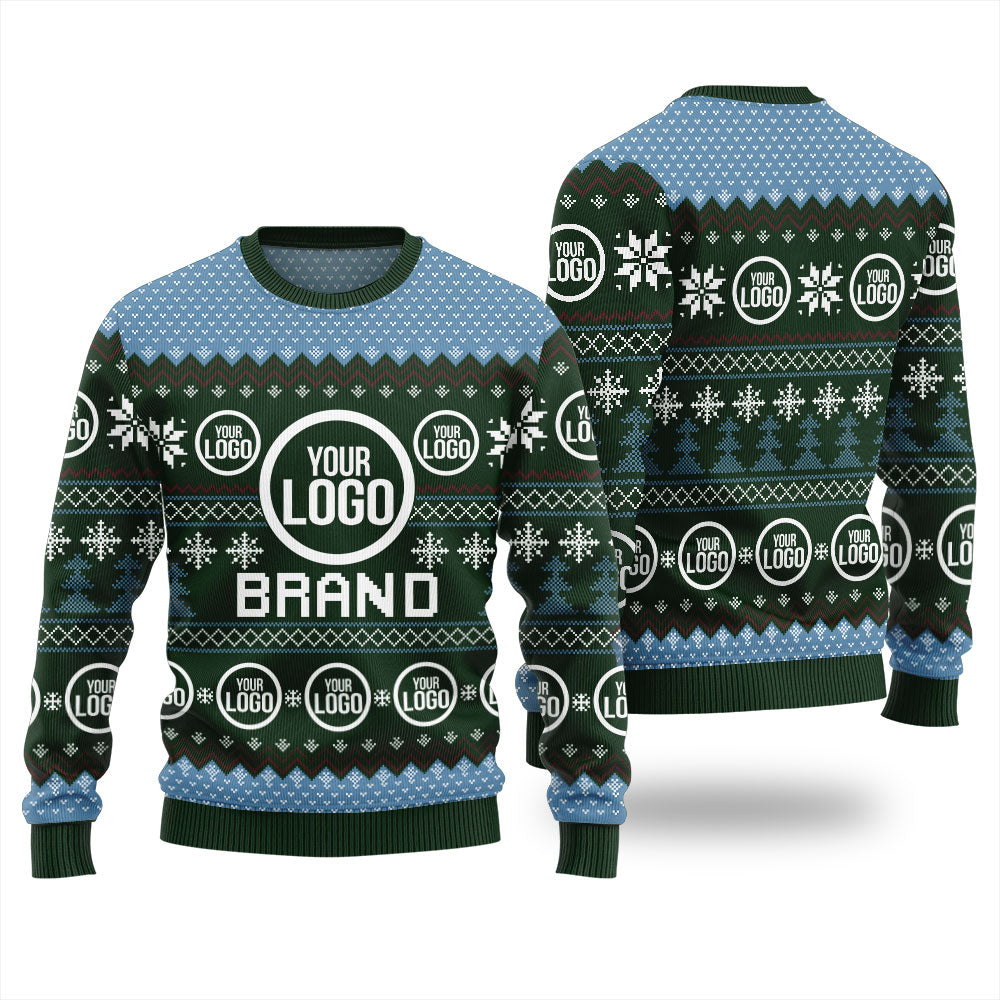 Unique Ugly Xmas Sweater With Personalized Brand Name And Logo Women
