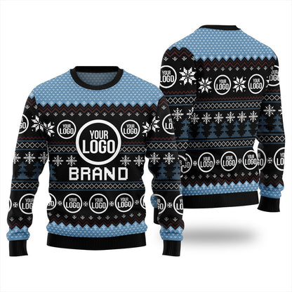 Unique Ugly Xmas Sweater With Personalized Brand Name And Logo Women