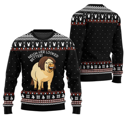 Unstoppable Ugly Horse Mayhem Ugly Christmas Sweater