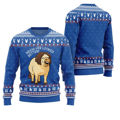Unstoppable Ugly Horse Mayhem Ugly Christmas Sweater
