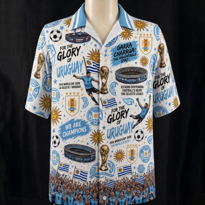 All Teams World Cup Champion Football Soccer Unisex Button-Up Hawaiian Shirt For Men & Women